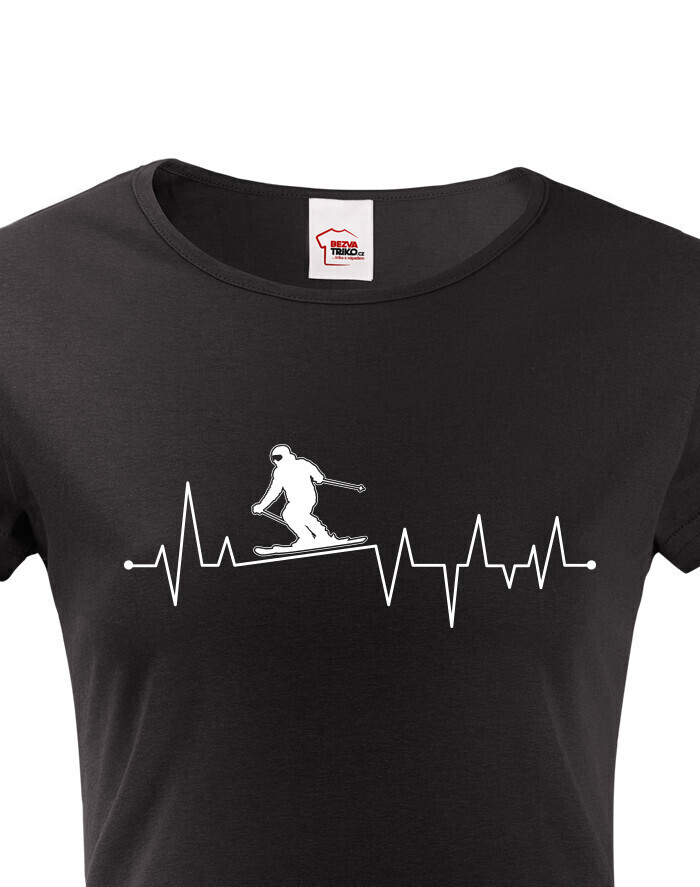 Dámské tričko Tep - Lyže