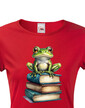 Dámské tričko Žába a knihy