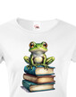 Dámské tričko Žába a knihy