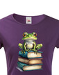 Dámské tričko Žába a knihy