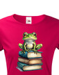 Dámské tričko Žába a knihy