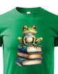 Dětské tričko Žába a knihy