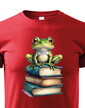 Dětské tričko Žába a knihy