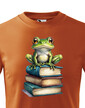 Dětské tričko Žába a knihy