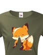 Dámské tričko Roztomilá liška