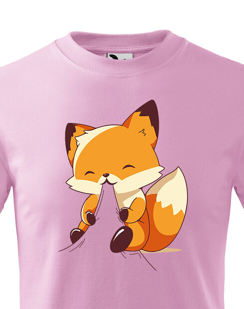 Dětské tričko Roztomilá liška