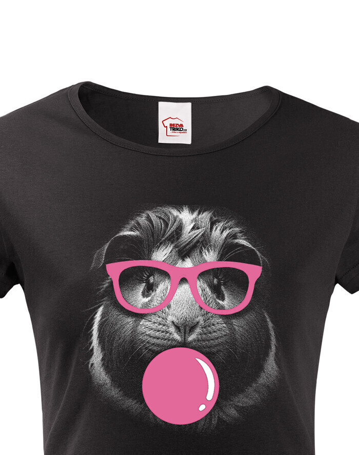 Dámské tričko Vtipné morče