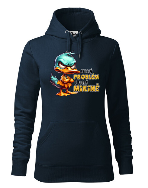 Dámská mikina Velký problém v malé mikině