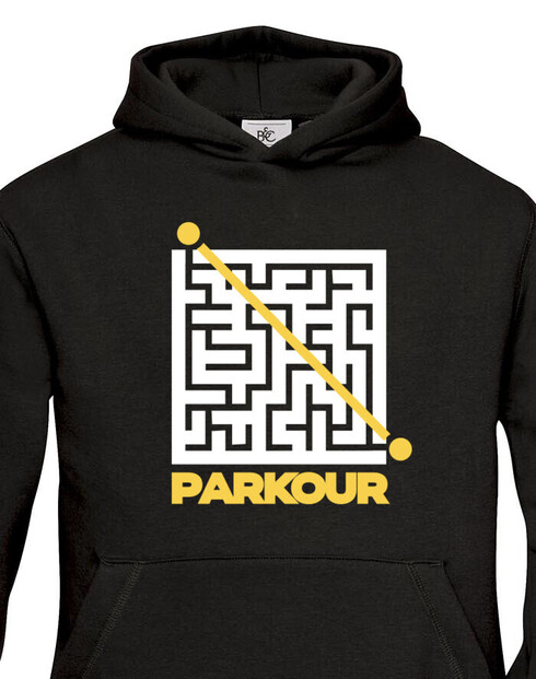 Dětská mikina - Parkour bludiště