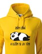 Dámska mikina Som lenivá a ležím si za tým!