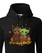 Dámska mikina Mistr Yoda a Groot