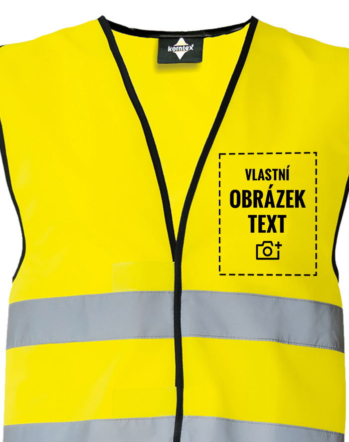 Unisex Bezpečnostní vesta Wolfsburg s vlastním potiskem