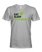 Pánske tričko s potlačou Eat, sleep, florbal