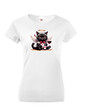 Dámské tričko Valentýnská kočka