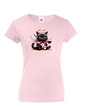 Dámské tričko Valentýnská kočka