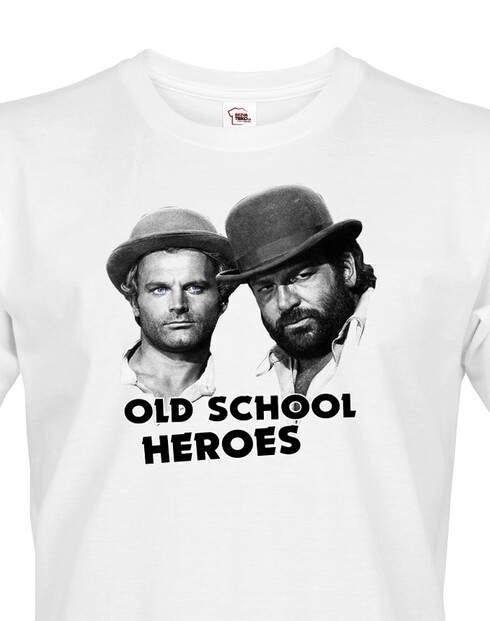 Pánské tričko - Old school heroes