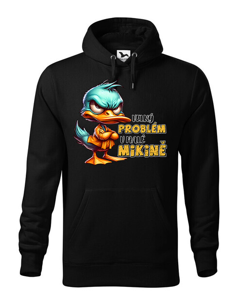 Pánská mikina Velký problém v malé mikině
