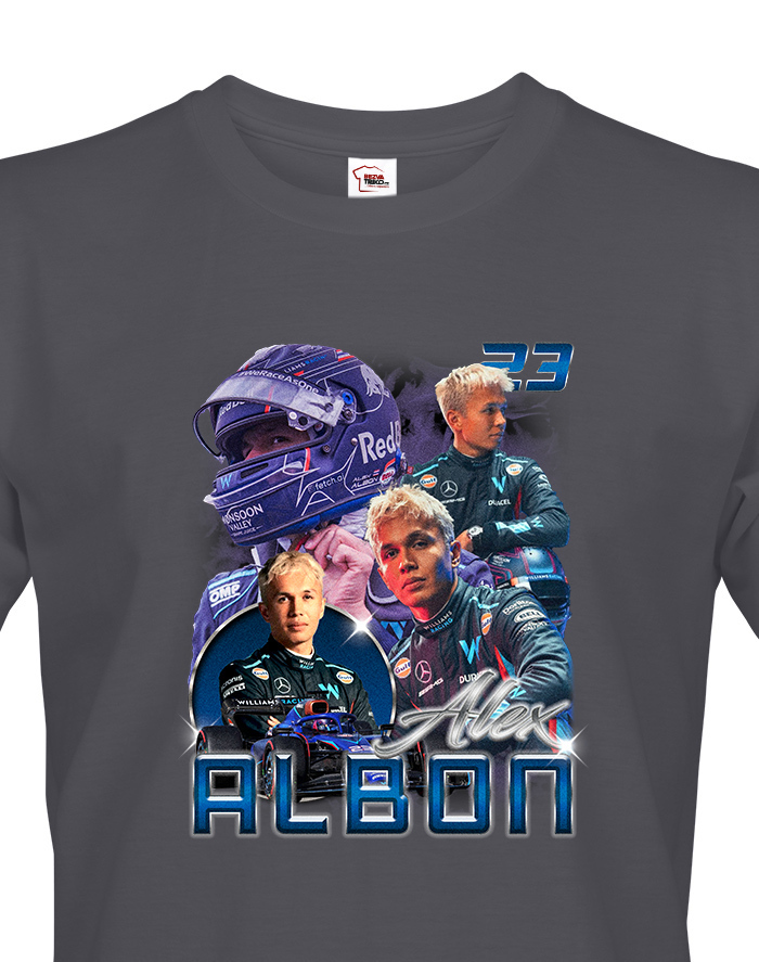 Pánské tričko F1 - Alex Albon