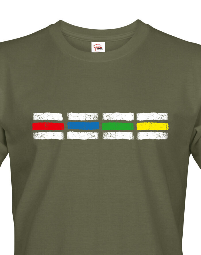 Pánske tričko s motívom turistických značiek