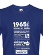 Pánske tričko 1965 rok plný zmien