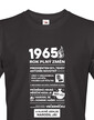 Pánske tričko 1965 rok plný zmien