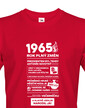 Pánske tričko 1965 rok plný zmien