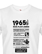 Pánske tričko 1965 rok plný zmien