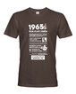 Pánske tričko 1965 rok plný zmien