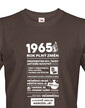Pánske tričko 1965 rok plný zmien
