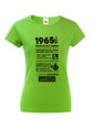 Dámske tričko 1965 rok plný zmien