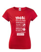 Dámske tričko 1965 rok plný zmien