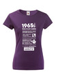 Dámske tričko 1965 rok plný zmien