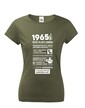 Dámske tričko 1965 rok plný zmien