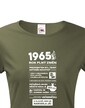Dámske tričko 1965 rok plný zmien