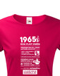 Dámske tričko 1965 rok plný zmien