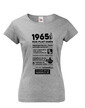 Dámske tričko 1965 rok plný zmien