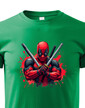 Detské tričko DEADPOOL postoj s mečmi