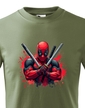 Detské tričko DEADPOOL postoj s mečmi