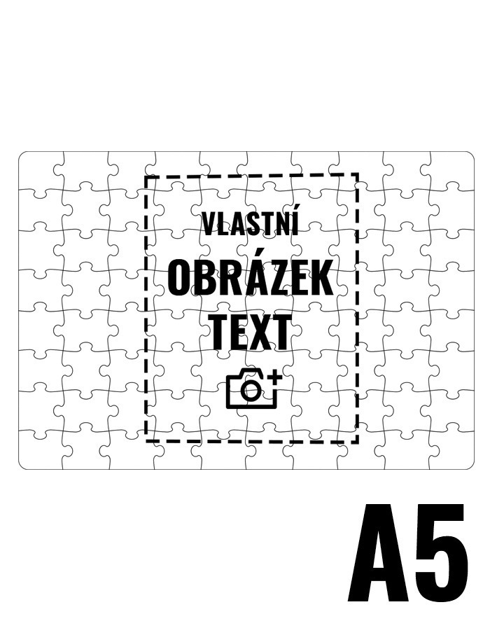 Puzzle s vlastní fotkou A4 na ležato