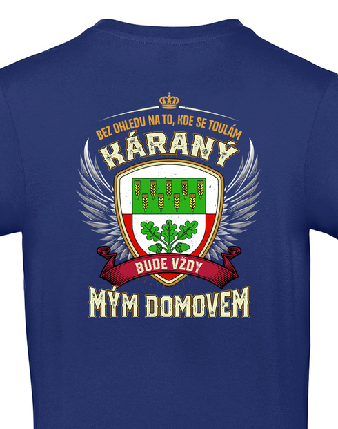 Pánske tričko s voliteľným mestom
