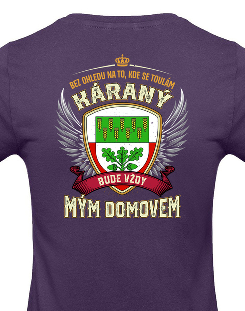 Dámske tričko s voliteľným mestom