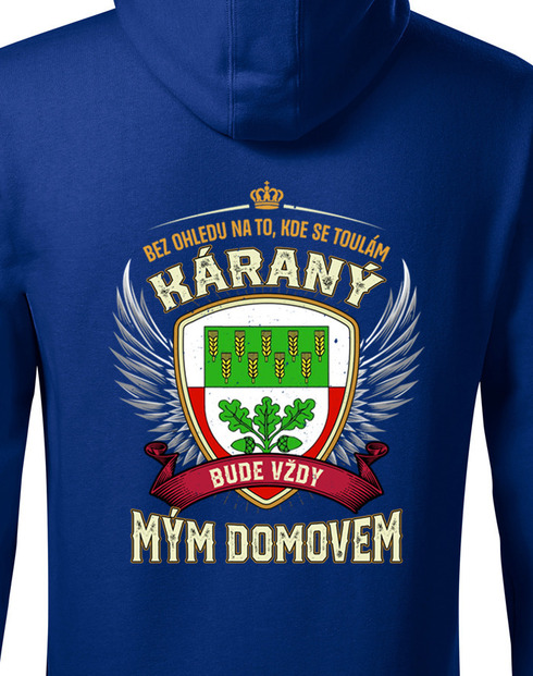 Pánska mikina s voliteľným mestom