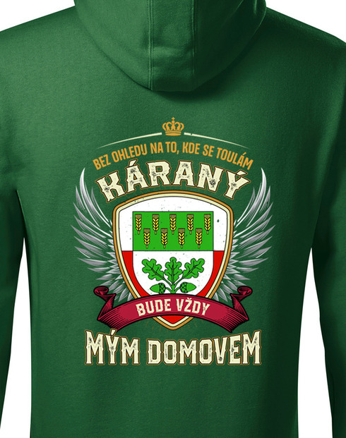 Pánska mikina s voliteľným mestom