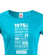Dámske tričko narodeninové noviny 1975