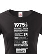 Dámske tričko narodeninové noviny 1975
