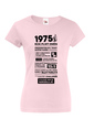 Dámske tričko narodeninové noviny 1975