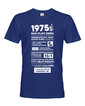Pánské tričko narozeninové noviny 1975