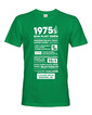 Pánské tričko narozeninové noviny 1975