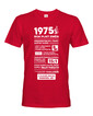 Pánské tričko narozeninové noviny 1975