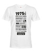 Pánské tričko narozeninové noviny 1975